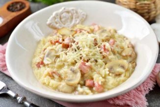 Ризотто с ветчиной 👍🏼