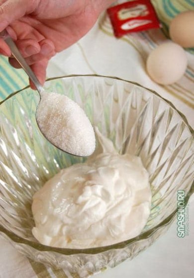 Пирог со свежей клубникой и сметанной заливкой 🍮 - Шаг 13