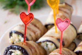 Рулетики из баклажанов с сыром и яйцом (с чесноком) 🍆