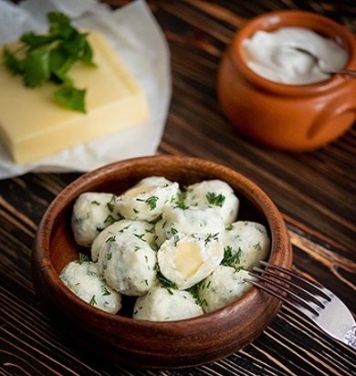 Ленивые вареники с сыром 🥟 - Шаг 8