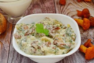 Лисички в сливочном соусе 🍄