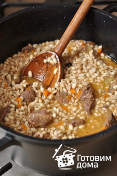 Перловая каша с говядиной 🥩 - Шаг 8