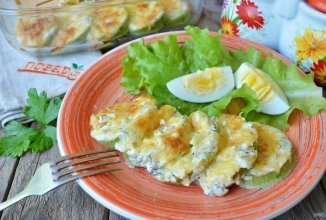 Кабачки в духовке в сметане 👍🏼