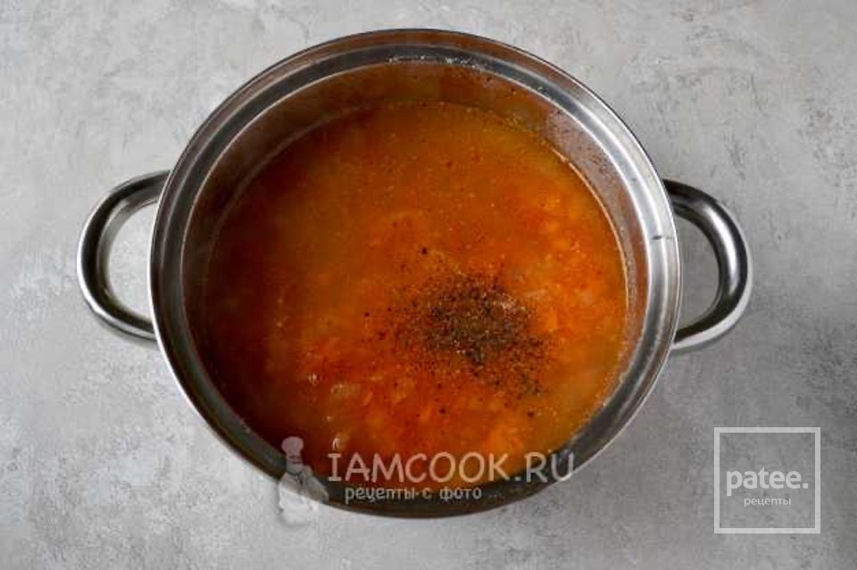 Томатный суп с перловкой 🍲 - Шаг 10