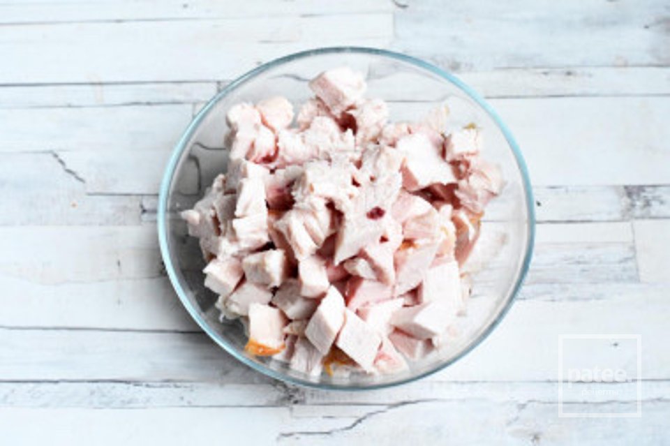 Салат: курица под кайфом с маком 🥗 - Шаг 3