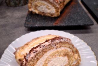 Бисквитный рулет Тирамису