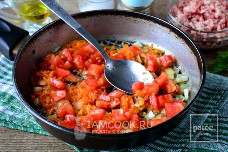 Суп с фрикадельками и помидорами 🍲 - Шаг 8