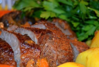 Запеченная говяжья грудинка 🥩