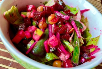 Овощной салат, альтернатива винегрета.