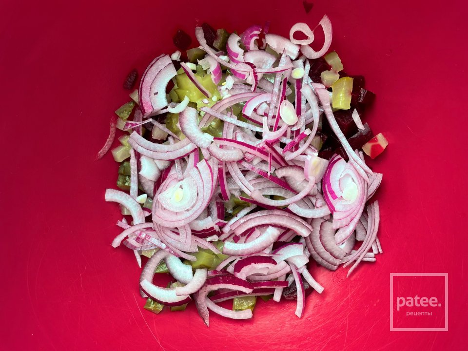 Овощной салат, альтернатива винегрета. - Шаг 3