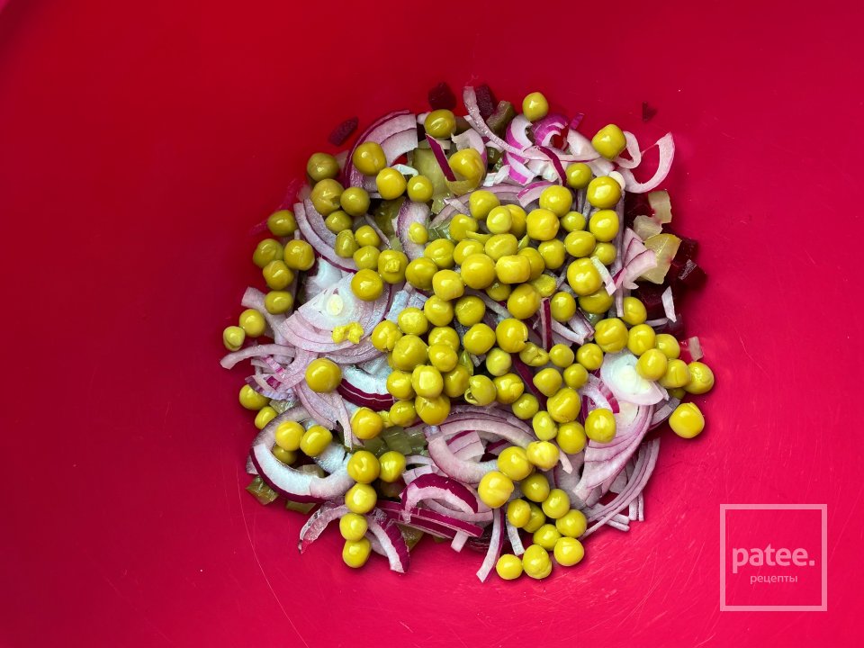 Овощной салат, альтернатива винегрета. - Шаг 4