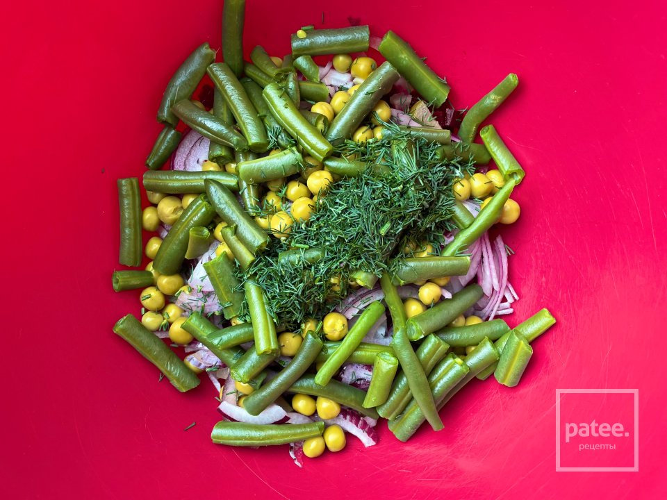 Овощной салат, альтернатива винегрета. - Шаг 6