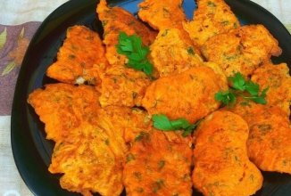 Свиные отбивные в томатно-сырном кляре 🥩