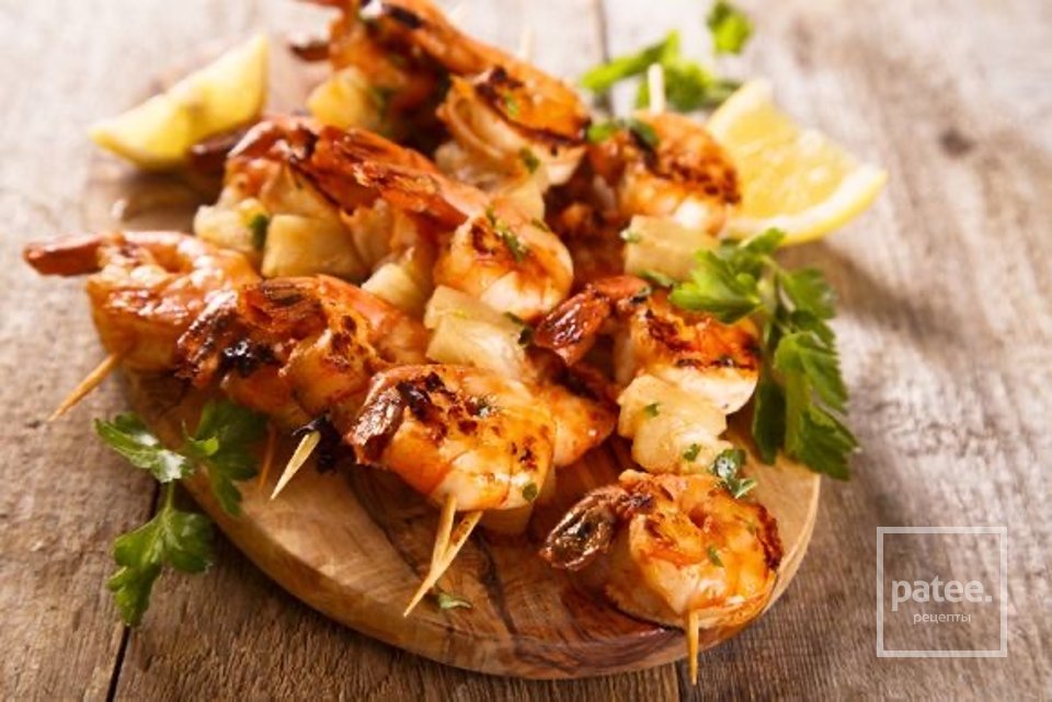 Креветки на шпажках 🍤 - Шаг 1