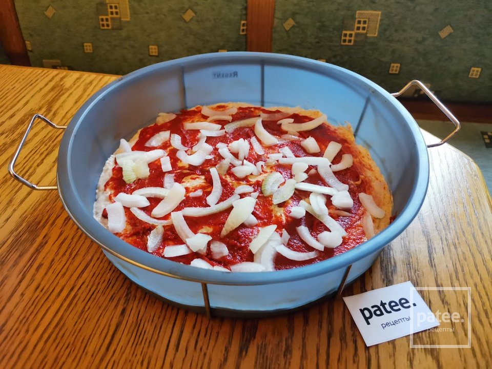 Пицца из цельнозерновой муки на кефире - Шаг 8