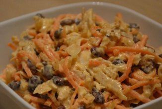 Куриный салат с морковью по-корейски 🥗