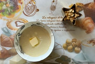 Манная каша на растительном молоке