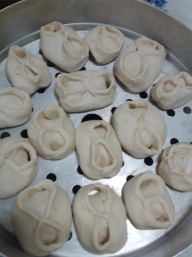 Манты с капустой и салом. - Шаг 3