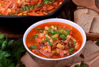 Рассольник с копченостями 🍲