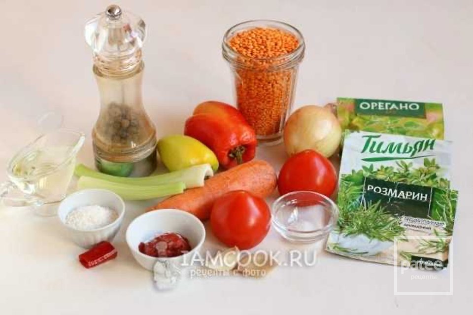 Факес (греческий суп с чечевицей) 🍲 - Шаг 1