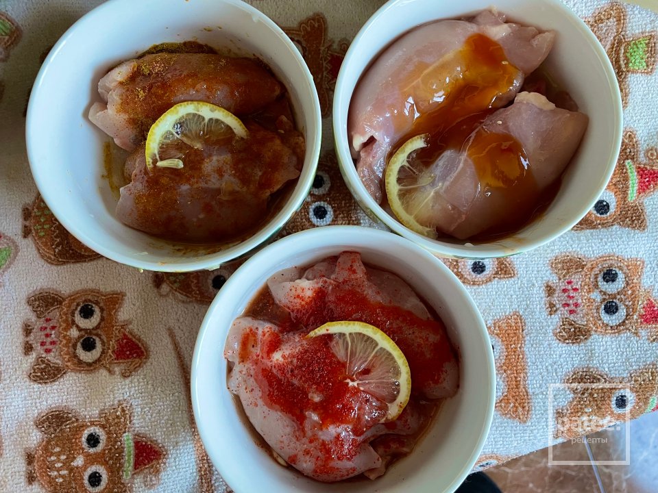 Куриное филе с овощами. - Шаг 1