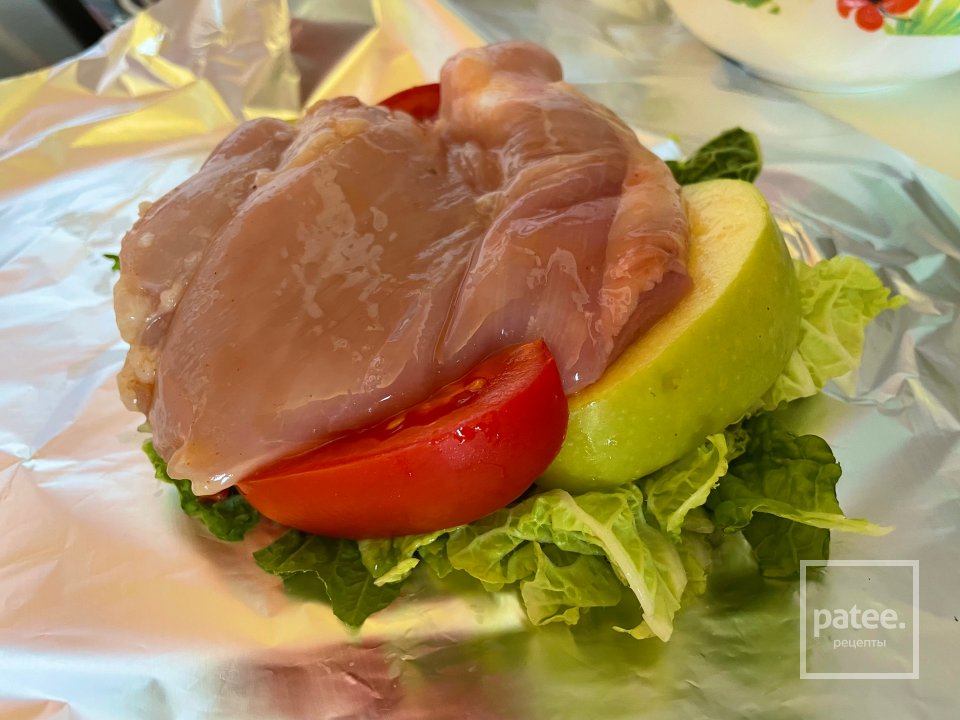 Куриное филе с овощами. - Шаг 2