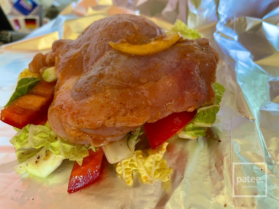 Куриное филе с овощами. - Шаг 3