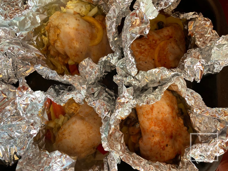 Куриное филе с овощами. - Шаг 7