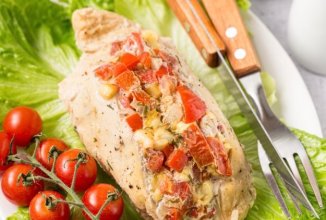 Куриные кармашки с начинкой в духовке 🍗