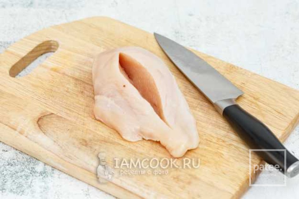 Куриные кармашки с начинкой в духовке 🍗 - Шаг 3