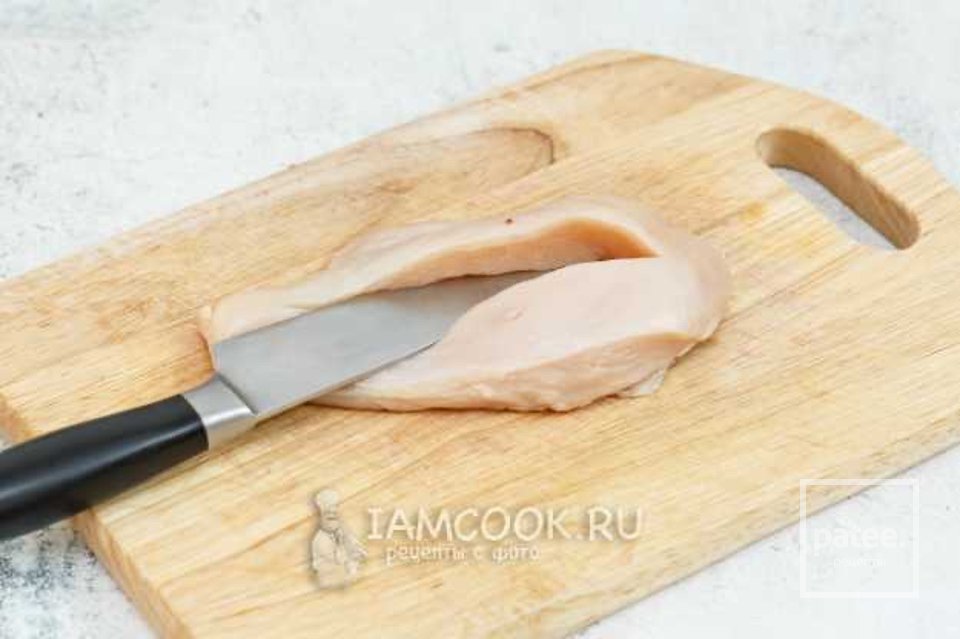 Куриные кармашки с начинкой в духовке 🍗 - Шаг 4