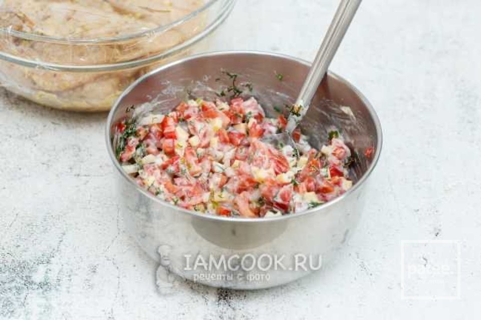 Куриные кармашки с начинкой в духовке 🍗 - Шаг 6