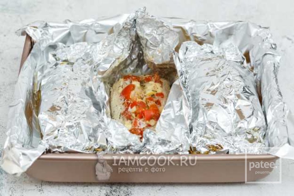 Куриные кармашки с начинкой в духовке 🍗 - Шаг 8