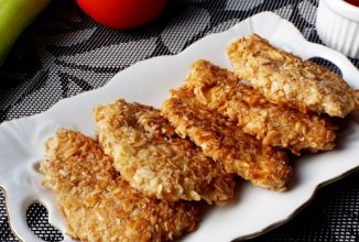 Наггетсы в овсяных хлопьях 🍗