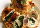 Куриные рулетики с двумя видами сыра и шпинатом 🍗