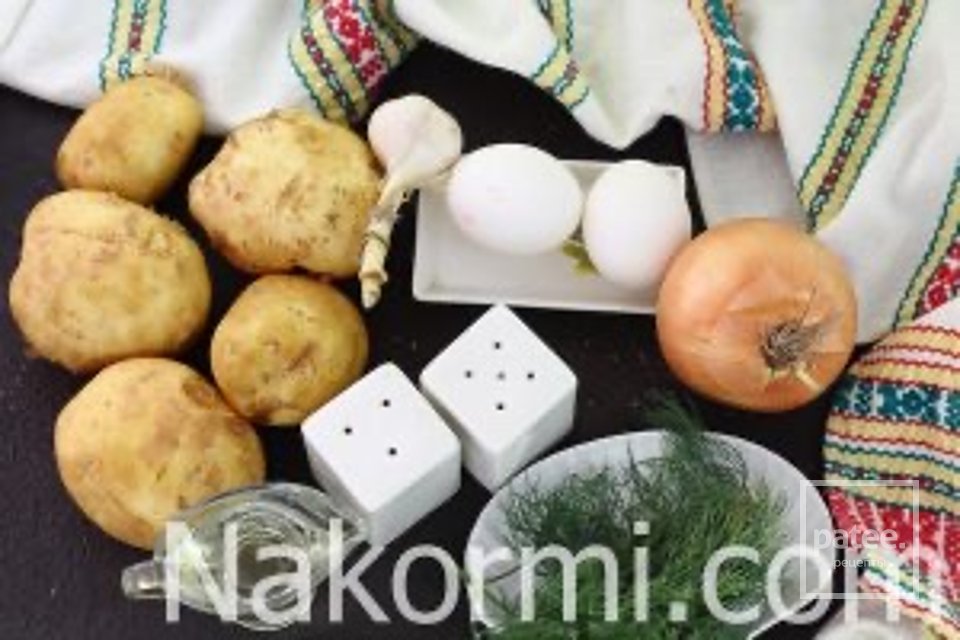 Картошка, жаренная с яйцом 🥔 - Шаг 1