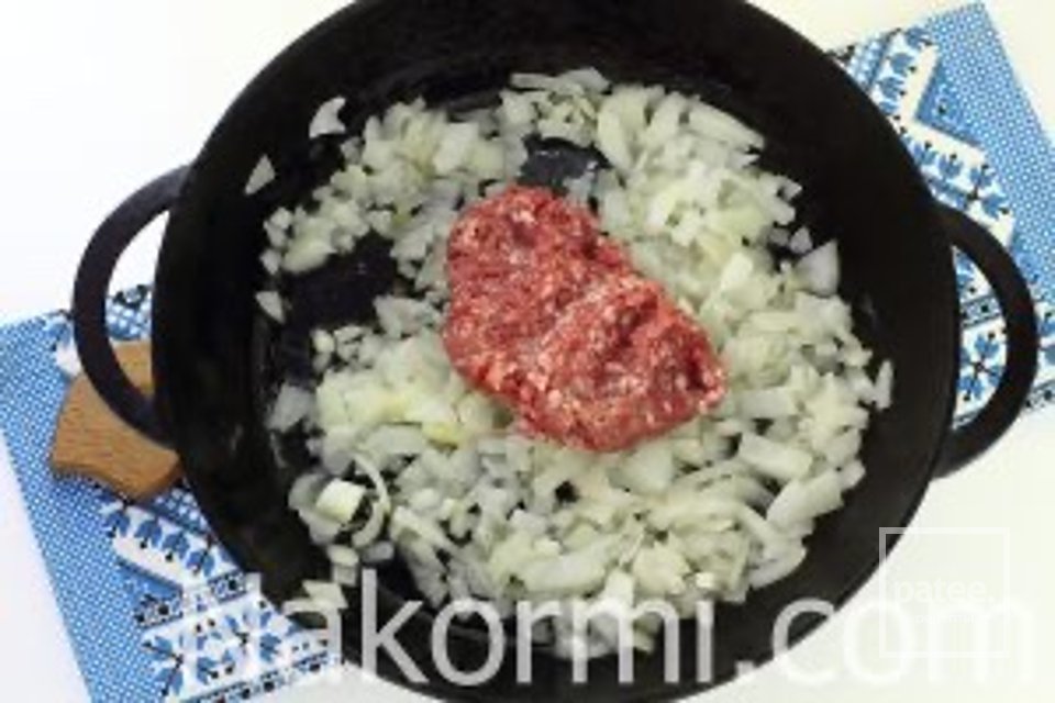 Спагетти с грибами и фаршем 🍝 - Шаг 5