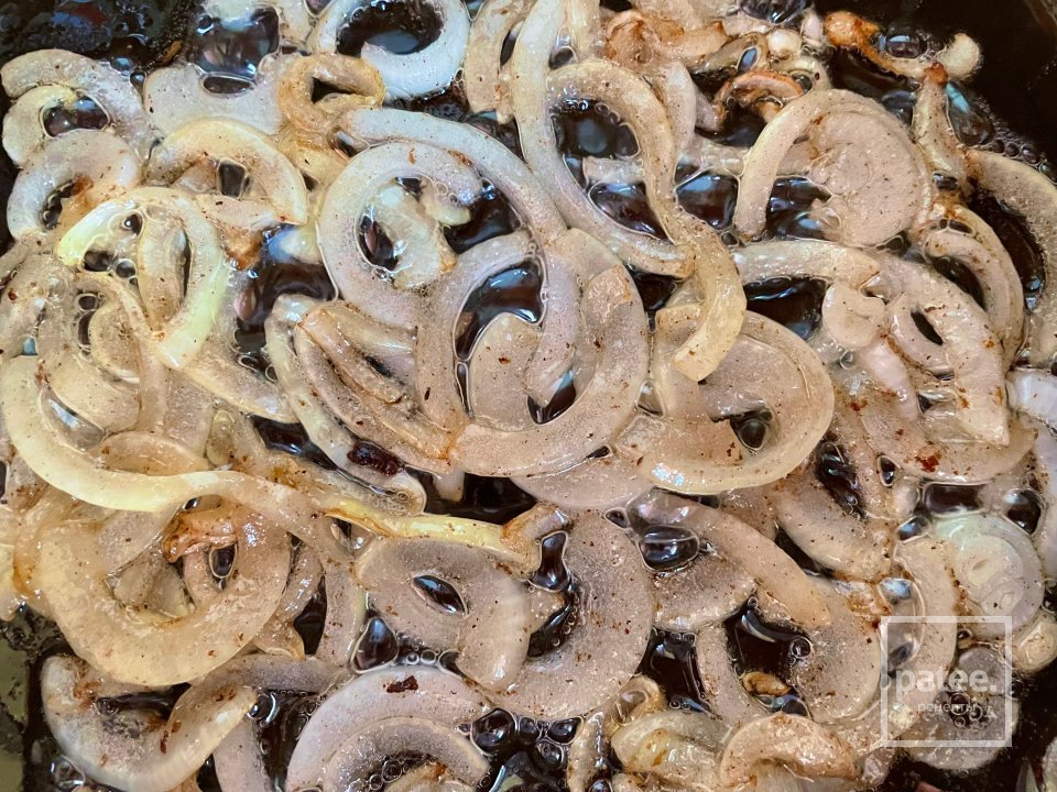 Свекольный салат с куриной печенью. - Шаг 2