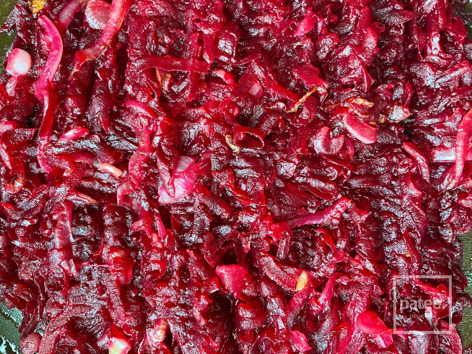 Свекольный салат с куриной печенью. - Шаг 3