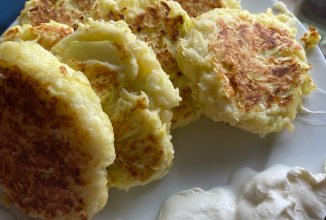 Кабачковые оладья