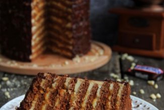 Торт Сникерс на сковороде 🍰