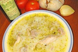 Греческий куриный суп «Котосупа» 🍲