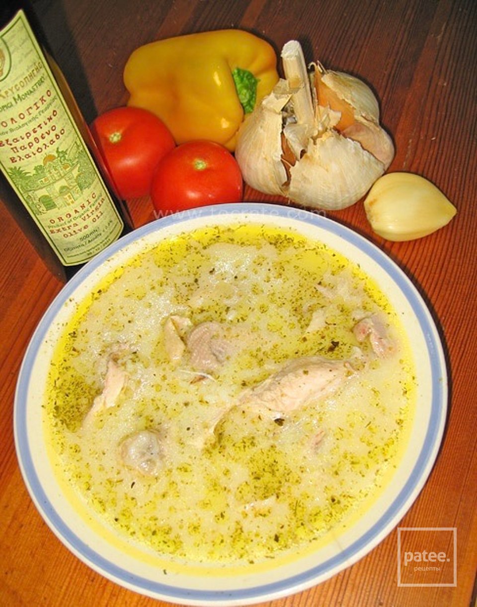 Греческий куриный суп «Котосупа» 🍲 - Шаг 1