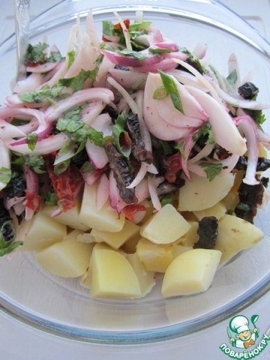 Теплый картофельный салат по-грузински🥗 - Шаг 10
