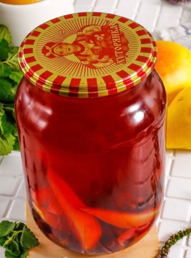 Компот из груш и смородины на зиму 🫙 - Шаг 6