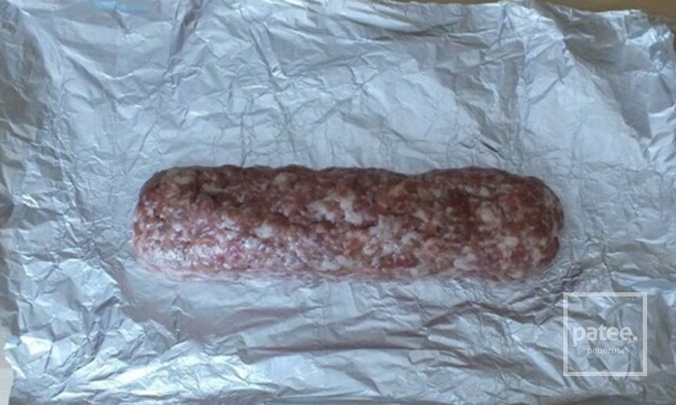 Домашняя колбаса в фольге - Шаг 1