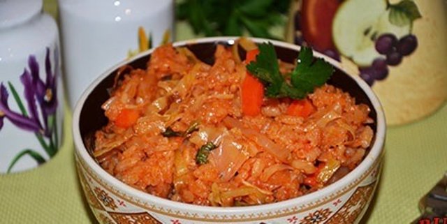 Лаханоризо (рис с капустой по-гречески) 👍🏼