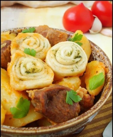 Жаркое с нудлями 🥩 - Шаг 1