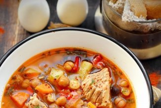 Суп с нутом и говядиной 🍲