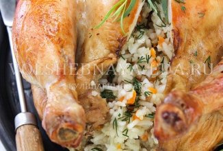 Курица, фаршированная рисом 🍗